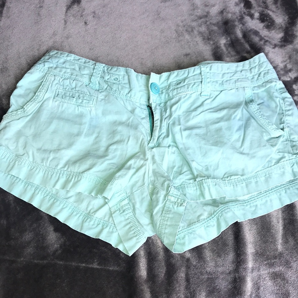 American Eagle Turquoise Shorts Sz 6